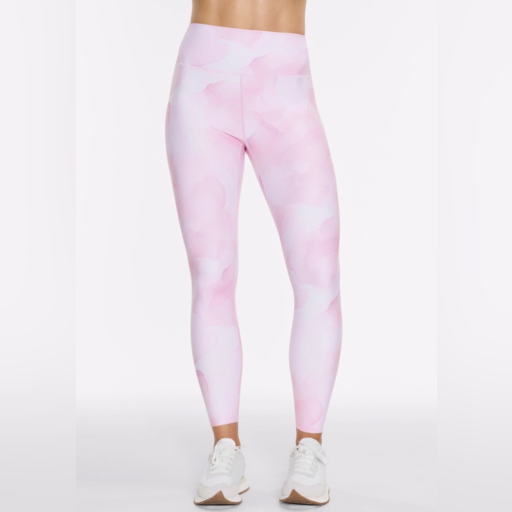 Peloton Pink Watercolor High-Rise Leggings NWOT